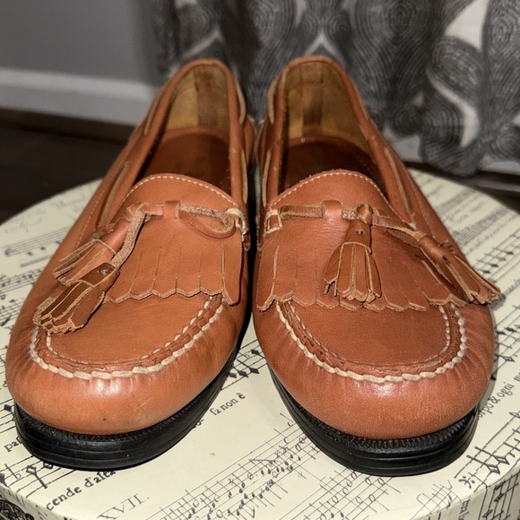 Duck Head Caramel Brown Tassel Loafers Men’s 8/ Women’s 10 - Picture 2 of 8